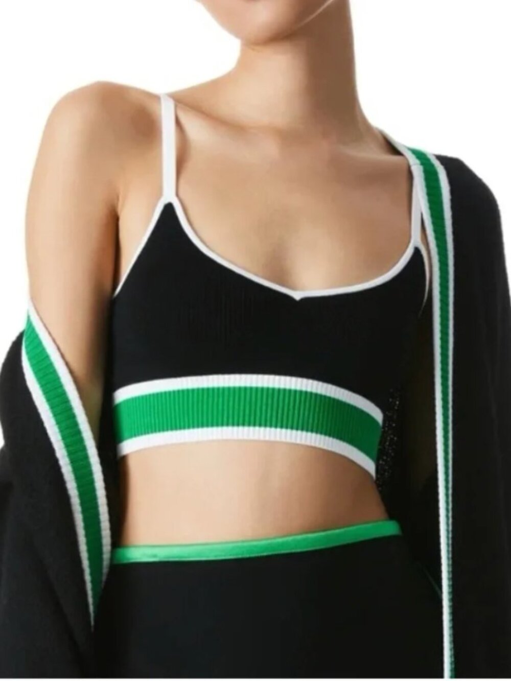 Alice + Olivia Maude Knit Bralette Top XS